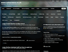 Tablet Screenshot of colourware.co.uk